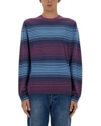 Paul Smith - Relaxed-Fit Striped Merino Wool Sweater - Lyst