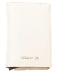 Cerruti 1881 - Beige Calf Leather Wallet - Lyst