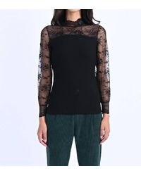 Molly Bracken - Georgia Lace Knitted Top - Lyst