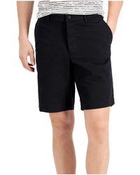Calvin Klein - Chino Flat Front Khaki Shorts - Lyst