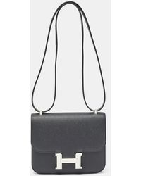 Hermès - Hermès Epsom Leather Palladium Finish Constance Iii Mini Bag - Lyst