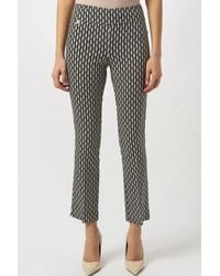 Joseph Ribkoff - Geometric Print Pull-On Straight Leg Pants - Lyst