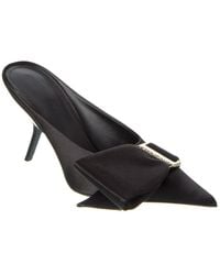 Ferragamo - Asymmetric Bow Satin Pump - Lyst