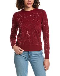 Minnie Rose - Paillette Cashmere-blend Sweater - Lyst