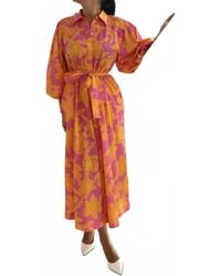 Spektre - Belted Maxi Shirt Dress - Lyst