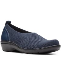Clarks - Sashlyn Style Knit Comfort Insole Slip-on Sneakers - Lyst