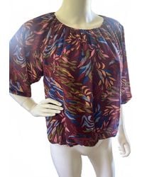 Thml - Puff Sleeve Print Blouse - Lyst