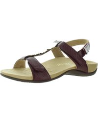 Vionic - Farra Lizard T-Strap Slingback Sandals - Lyst