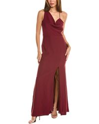 After Six - One-Shoulder Maxi Dress - Lyst