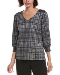 Premise Studio - V-Neck Drop Needle Top - Lyst