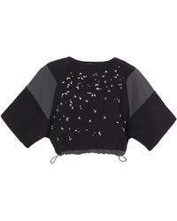 Mantu - Gem Embellished Crop Top - Lyst