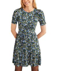 Boden - Ruched Bust Jersey Mini Dress - Lyst