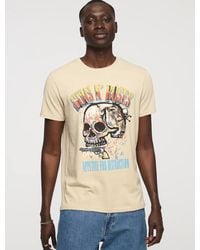 Guns R Roses Skull Lucky Brand Guns N Roses Skulls Tee in Gray for Men | Lyst