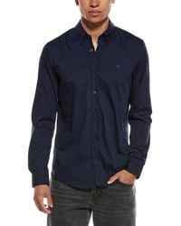 BOSS - Roan Solid Shirt - Lyst