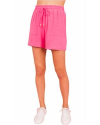 Day + Moon - Crinkled Gauze Shorts - Lyst
