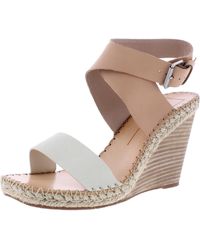 Dolce Vita - Nezza Leather Ankle Strap Wedge Sandals - Lyst
