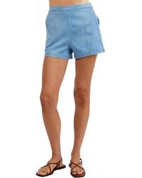 Bella Dahl - Catalina Clean Front Shorts - Lyst