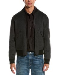 Theory - Flight Wool & Cashmere-blend Bomber Jacket - Lyst