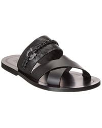 Ferragamo - Giotto Leather Sandal - Lyst
