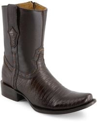 Forastero - Square Toe Leather Cowboy Boots - Lyst
