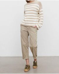 Velvet By Graham & Spencer - Misty Cotton Twill Pant - Lyst