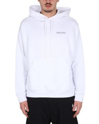 Marcelo Burlon - Cotton Hoodie With Drawstring Hood And Graphic Design - Lyst