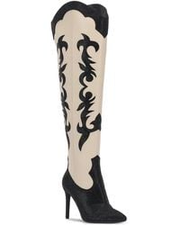 INC - Iresa Faux Leather Embellished Over-the-knee Boots - Lyst