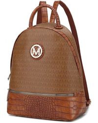 MKF Collection by Mia K - Denice Signature Backpack Vegan Leather Daypack Bag By Mia K - Lyst