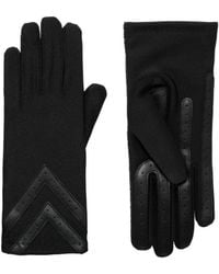 Isotoner - Smartdri Smartouch 3 Button Length Chevron Gloves - Lyst