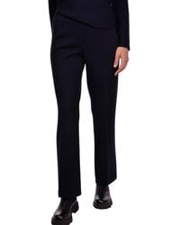 Gran Sasso - Straight-Leg Wool Pants With Flared Hem - Lyst