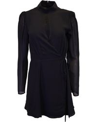 Reformation - Long Sleeve Wrap Style Dress - Lyst