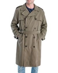 London Fog - Plymouth Twill Double Breasted Trench Coat - Lyst