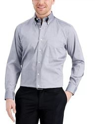 Club Room - 100090066Mn Dress Shirt Cotton Regular Fit Button Down Mcww3 - Lyst