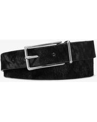 Michael Kors - Calf Hair Belt - Lyst