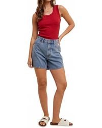 Wishlist - Penelope Denim Mom Shorts - Lyst