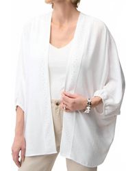 Joseph Ribkoff - Embellished Open Front Cover-Up Blazer - Lyst