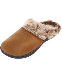 Isotoner - Microsuede Mallory Hoodback Slipper - Lyst