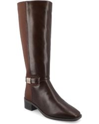 Journee Collection - Collection Tru Comfort Foam Londyn Wide Width Wide Calf Boots - Lyst