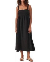 Part Two - Amila Linen Midi Dress - Lyst