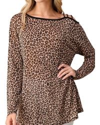 Blumin - Shimmering Leopard Top - Lyst