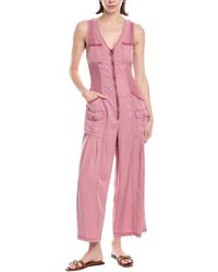 XCVI - Macgowan Crop Jumpsuit - Lyst
