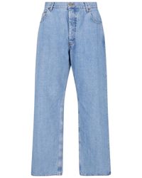 Thom Browne - Wide-Leg Jeans - Lyst