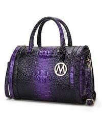 MKF Collection by Mia K - Usal Croc-Embossed Satchel Bag By Mia K - Lyst