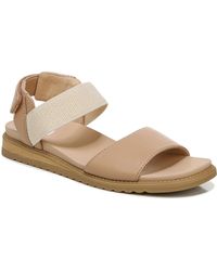 Dr. Scholls - Island Life Faux Leather Ankle Strap Slingback Sandals - Lyst