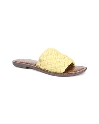 Sam Edelman - Griffin Woven Slide Sandal - Lyst