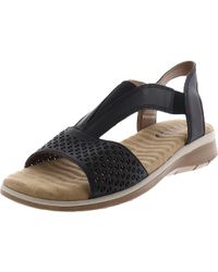 Easy Street - Marley Leather Comfort Insole Strap Sandals - Lyst