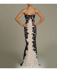 Jovani - Strapless And Fitted Dress - Lyst