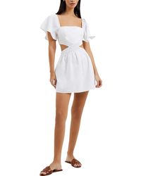 French Connection - Cut-out Short Mini Dress - Lyst