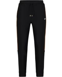 BOSS - X Matteo Berrettini Tracksuit Bottoms With Stripes And Logo - Lyst