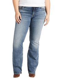 Silver Jeans Co. - Plus Elyse Curvy Fit Slim Bootcut Jeans - Lyst